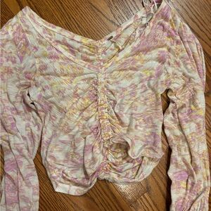 Free People beautiful summer shirt. Comfortable and soft.